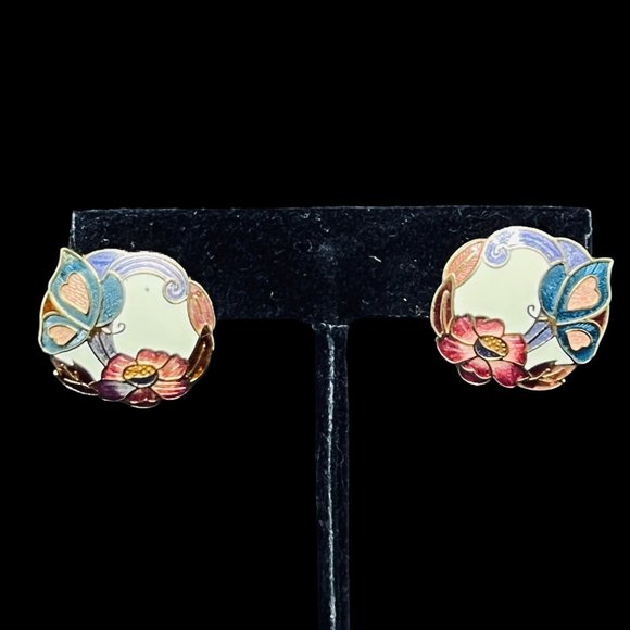 Lot Of 6 Gold Tone Pierced Earrings (4573) - Picture 4 of 8